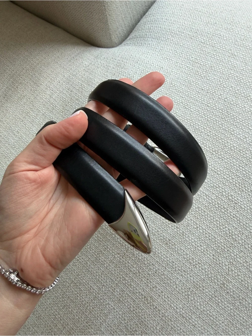 Madewell Triple Metal Keeper Belt